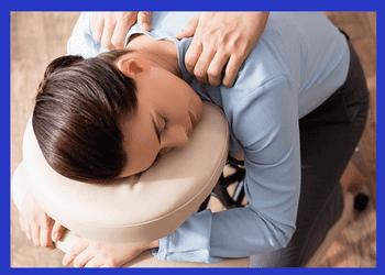 Massage Chair and therapist